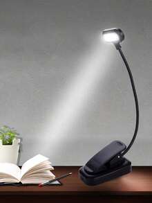 1 قطعة مصباح قراءة LED لحماية العين، مصباح مكتب صغير قابل للتثبيت، مصباح ليلي مع إضاءة النوم، مصباح أجواء بجانب السرير، ديكور مكتب غرفة النوم، هدية إبداعية، رفيق القراءة، مصباح قابل للتثبيت بجانب سرير الطالب، مصباح قراءة ودراسة في السكن الجامعي - نموذج قابل للشحن - مشاهدة 6