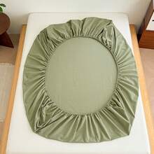 驼色磨毛柔软舒适三件套床单 - 綠色 - 查看 7