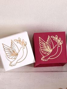 5 hộp quà hình chim bồ câu cao cấp dành cho tín ngưỡng Cơ đốc giáo, thiết kế cành ô liu dập nổi mạ vàng, hộp đựng kẹo mini thích hợp cho các sự kiện tôn giáo. - Nhiều màu - Xem 8