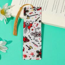 1 Pc Themed Bookmark Set With Tassel, World Design, Fan Collection & Reading Essentials (Random Styles) - Multicolor - View 3