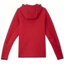 Nike Unisex Tech-Inspired Zip Hoodie & Jogger, Slim Fit Tapered Tracksuit With Cozy Lining, No Shrinkage, Effortless Streetwear Graphic Outerwear For Men & Women Set - Red Full-zip Hoodie - View 2