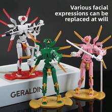 New Joint Figure, Multi-Functional Joint Robot Assembly, Children's Multi-Joint Robot Toy Set, Posable Figure, Inspires Children's Imagination, Play, Stress Relief, Decoration - Birthday Gift - Christmas Gift - Party Gift - Best Gift - Birthday Gift Or Party Favor - Travel Portable Stress Relief Toy - Multicolor - View 3