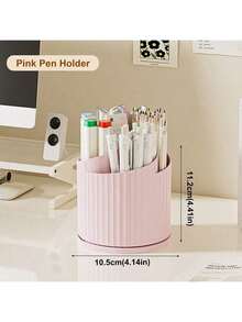 1 pieza Caja organizadora de escritorio para artículos de papelería y cosméticos - Conjuntos - Ver 2