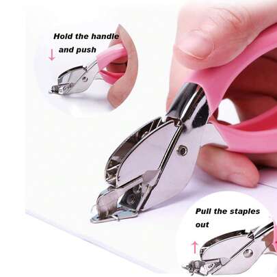 订书钉起钉器，办公订书钉移除工具，手持式，舒适方便，不伤纸张。