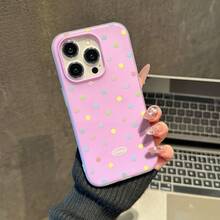 1 Pieza Funda 2 en 1 de Gelatina, Compatible con iPhone 17/16/15/14/13/12/11 Series,  Galaxy S25/S24/S23/A/M Series - Púrpura malva - Ver 2