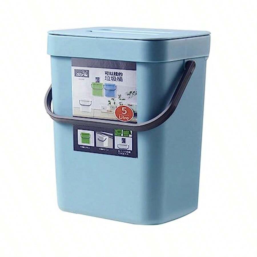 Countertop & Hanging Trash Cans - Blue - View 1