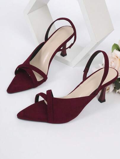 Neue sexy spitze Absatz-Hochfersandalen, modische Stiletto-verzierte Damensandalen