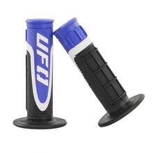 Universal Motorcycle Handlebar Grips | UFO Logo Design | 1 Pair Anti-Slip Rubber Grip With Textured Pattern | Off-Road Motorcycle, Dirt Bike, Scooter, ATV Throttle Grip Covers - A - View 12