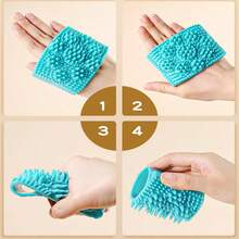 Pet Deshedding Brush, Animal Grooming Brush, Effective Pet Deshedding Silicone Hollow Rubber Cleaning Brush - View 4