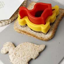 1pc Reusable Stainless Steel Sandwich Mold In Dinosaur, Star, Bear Shapes, Suitable For Breakfast And Lunch Sandwich Maker And Cutter - Multicolor - View 8