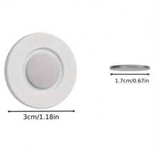 Combo de 24/12/6 piezas Soporte para control remoto, Gancho magnético para montaje en pared, Gancho magnético de almacenamiento de pared multifunción, Adecuado para varios controles remotos, Decoración sin perforación, Fácil instalación y acceso - Ver 2