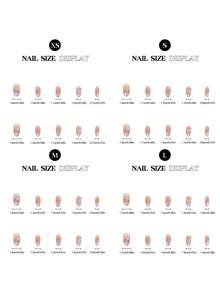 10 miếng dán móng tay hình bướm 3D thủ công dành cho cô dâu, màu hồng nude ombre đính đá pha lê hình bướm, dáng oval/coffin, phù hợp cho cô dâu dự đám cưới mùa xuân/hè, lễ hội âm nhạc, kèm keo và dũa móng, dụng cụ làm móng DIY. - Màu Hồng baby - Xem 8