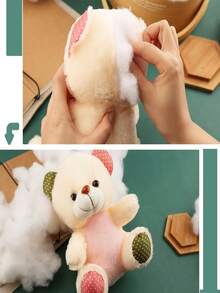 Bông nhồi polyester, màu trắng, thích hợp cho đồ thủ công, gối, đệm, đồ dùng may vá và đan móc, PP, gối trang trí, chất độn đồ thủ công mỹ nghệ. - w - Xem 4