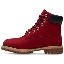Timberland Premium 6" Waterproof Boots Wheat/Wheat Kid's TB0A6BETA5J | Everyday Versatile, Comfortable Fit - 紅色 - 查看 2