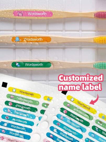 1-360 pièces Autocollants personnalisés avec nom - Autocollants avec texte personnalisé, autocollants avec motifs animaux personnalisés, autocollants imperméables et résistants à l'huile, parfaits pour les bagages, sacs de voyage, trousses de toilette, boîtes de rangement, équipement de gym, serviettes, brosses à dents, organisateurs de cosmétiques, rangement à la maison, fournitures de bureau, adhésif puissant sans résidu, durable et élégant, idéaux comme cadeaux pour amis, famille, collègues, passionnés de voyage, adeptes du fitness, parfaits pour un usage quotidien, les voyages, les vacances, le pendaison de crémaillère