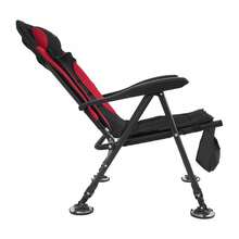 SENDERPICK 1PCS Folding Fishing Chair Multi-Function Fishing Camping Chair Portable - Red and Black - View 3