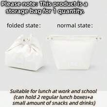 2pcs/1pc Large Capacity Insulated Lunch Bag, Wide Opening Thermal Lunch Box Bag, Japanese Style Lunch Tote, Thick Insulated Lunch Bag, Large Capacity Lunch Bag, Handbag Lunch Bag - Multicolor - View 16