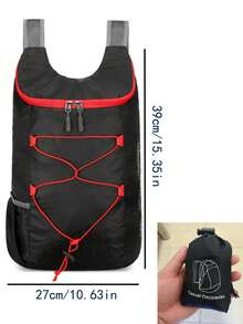 新款可折叠徒步背包、防水自行车背包、大容量骑行背包、轻便旅行背包 - 彩色 - 查看 5