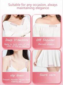 360pcs Double-Sided Fashion Tape, Women's Transparent Double-Sided Tape, Traceless Invisible Breast Enhancement Tape, Strong Clothing Glue, Clothing Anti Drop Accessories, Fixed Stickers, Prevent Exposure And Exposure, Protect Skin/Body Care Tools/Festival Necessities/Camping/Travel Necessities/Wedding/Christmas Gifts/Halloween Gifts - A - View 10