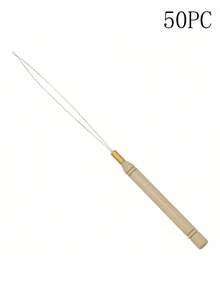 Micro Threader, Carbonized Wood Handle Threader, Threader Needle, Lead Wire Hair Beads Decor, Halloween - Multicolor - View 17