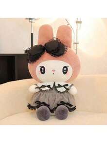 SANRIO 三丽鸥暗黑库洛米毛绒玩偶，旋律睡眠枕，生日/圣诞节/派对礼物，适合亲子互动 - 彩色 - 查看 14