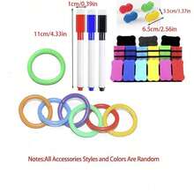 32 páginas de cuaderno reutilizable para práctica de escritura a mano, cuaderno de aprendizaje del alfabeto en inglés, libro de educación Montessori, tarjetas de práctica de limpieza en seco para preescolar, libro de regreso a la escuela para entrenamiento de escritura y control del pincel, libro de bocetos divertido para principiantes de caligrafía y dibujo para niños - Multicolor - Ver 11