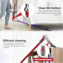 适用于V7 V8 V10 V11 V15吸尘器的替换式底部和顶部适配器，低位伸缩适配器 - 查看 4