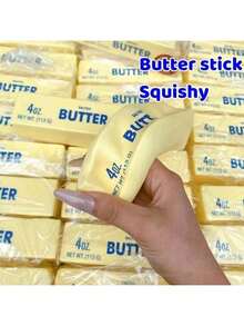 Soft Butter Stress Toy - Moist & Stretchy Fidget Stick For Anxiety Relief & Focus - View 3