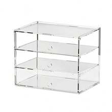 Large Transparent Acrylic Multi-Layer Display Cabinet, 3-Tier, 4-Tier, For Model Cars, Building Blocks, Figurines And Collectibles - Clear - View 9
