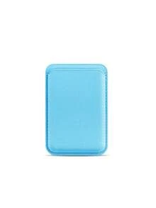 Leather Wallet Card Holder PU Apple Magsafe Leather Magnetic Card Slot PU Leather Back Sticker Suitable For Public Transportation Card Spring Gift - Multicolor - View 14