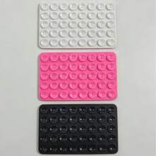 1/3pcs Thick & Sturdy Double-Sided 40-Dot Anti-Slip Sticker, Suitable For Most Phones - Durable Silicone Adhesive Stand, Can Be Stuck On Car Glass, Shower, Ideal For Video Recording & Photography, Also Applicable For Bicycle, Camping Tent, Fishing - Multicolor - View 7