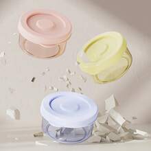 Set Of 6 PP Baby Food Containers With Lids - Aesthetic Containers For Storage, Cooking And Preservation, Sauce Container, Perfect For Baby Food DBGW - 1 - View 3