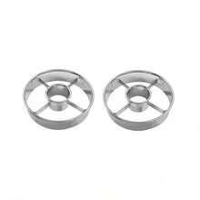 2/6/12pcs Stainless Steel Donut Cutter, 4.13 Inch Donut Cutter, Easy To Clean, Baking Tool, Suitable For Donuts, Bagels, Cookies And Pastries - Home And Professional Use - Silver - View 12