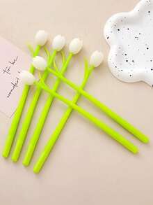 Bộ 18/12/6/1 chiếc bút hình hoa hồng đổi màu, mực màu trung tính, quà tặng cho trường học, văn phòng phẩm, tiệc sinh nhật, quà tặng dễ thương cho giáo viên, quà Ngày của Mẹ. - Nhiều màu - Xem 10