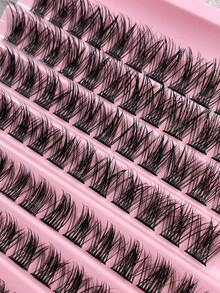 120片/套 Asiteo 柔软自然貂毛假睫毛，DIY睫毛嫁接片，单根假睫毛 - C - 查看 5