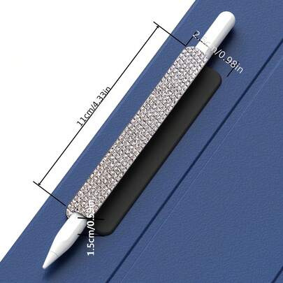 钻石奢华硅胶笔套，兼容 Apple Pencil 第一代/第二代及通用触控笔
