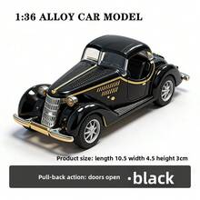 全新 1:36 比例合金復古汽車模型，經典汽車裝飾品，禮品收藏品，適合所有年齡兒童，理想的節日禮物、生日禮物 - 彩色 - 查看 8