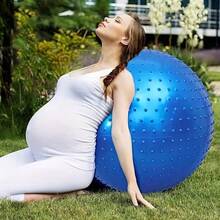 1pc Blue Exercise Ball Chair, Balance Training, Yoga Ball Balance, Yoga, Pilates, Core, Home Office Use, Thick Yoga Ball, Exercise Ball, Balance Ball, Suitable For Sensory Training - Multicolor - View 5