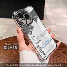 Coconut Limited Edition Energy Drink Gives You Wiiings Sports Fuel Your Day Bold Powerful Design For IPhone 16/15/14/13/12/11 Xs Pro Max Plus Phone Case Cover Tify Luxury Drop Anti Shockproof Retro Casual Styles Gift 07v-I106 - 銀色 - 查看 22