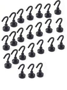 Super Magnetic Hook - Heavy Duty, Wall Mounted, Metal, Painted Finish, Kitchen, Home, Cruise, Office, Garage - Magnetic Hooks - View 12