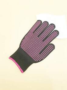 2/1pc Hairstyling Curling Iron, Double-Sided Silicone Bead Curling Comb, Curling Wand, Straightener, Heat Resistant Glove - A - View 16