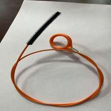 1支装加长型排水管疏通钩，带尼龙涂层柔性鹅颈 - 手动浴室、浴缸和淋浴下水道疏通工具，无需电池，排水管清洁蛇，符合人体工程学的手柄设计，经久耐用 - 彩色 - 查看 7