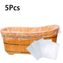 5/10pcs Disposable Bathtub Covers, Portable Bathtub Liners, Suitable For Home, Travel, Hotel, SPA, Beauty Salon Showers, Bathroom Accessories - 260*120cm / 102.4*47.2in - View 13