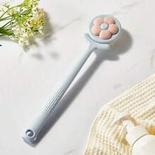 1pc Flower Shaped Loofah Back Scrubber, Soft Bristle Long Handle Body Brush For Bathing And Shower Cleaning - 1pc - View 11