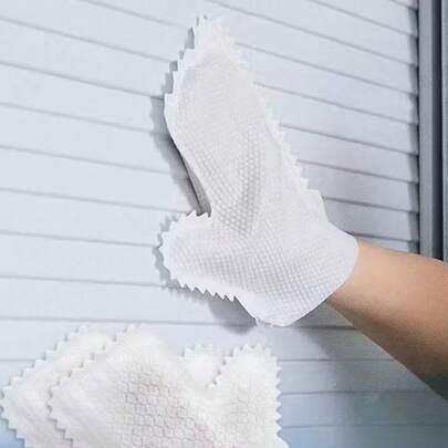 50pcs Super Soft Microfiber Cleaning Gloves, Lint-Free Reusable Washable Dusting Gloves For Wet & Dry Use, Multi-Purpose Household Cleaning Tools For Kitchen Home Furniture Car Window Cleaning