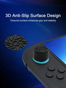 2pcs/Set Silicone Grip Sleeve + 6pcs Joystick Caps For Nintendo Switch 2 (2025), Anti-Drop, Anti-Slip, Anti-Scratch, Sweat-Proof, Enhanced Gaming Experience - View 9