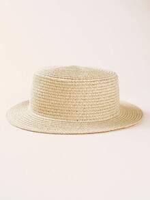 1顶男女通用平顶圆帽，适合春、夏、秋季佩戴 - 1PC - 查看 5