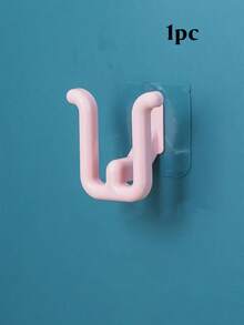 1pc Colorful Self-Adhesive Shoe Rack - Waterproof, Wall-Mounted Shoe Hook, Suitable For Bathroom, Kitchen And Bedroom Decor | Space-Saving, Easy Installation - Modern Style, Plastic Material, Easy To Install - Multicolor - View 10