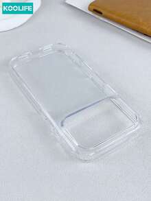 Koolife 透明手机壳，PC+TPU材质，大摄像头开孔，简约设计，防滑防震保护套，兼容苹果12/12 Pro/12 Pro Max/13/13 Pro/13 Pro Max/14/14 Plus/14 Pro/14 Pro Max/15/15 Pro/15 Plus/15 Pro Max/16/16 e/16 Pro/16 Plus/16 Pro Max/17/17 Air/17 Pro/17 Pro Max - 無色 - 查看 4