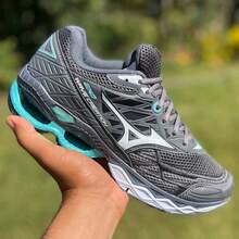 Wave Creation Men's Athletic Shoes With Springs For Gym Use - 綠色石墨 - 查看 5